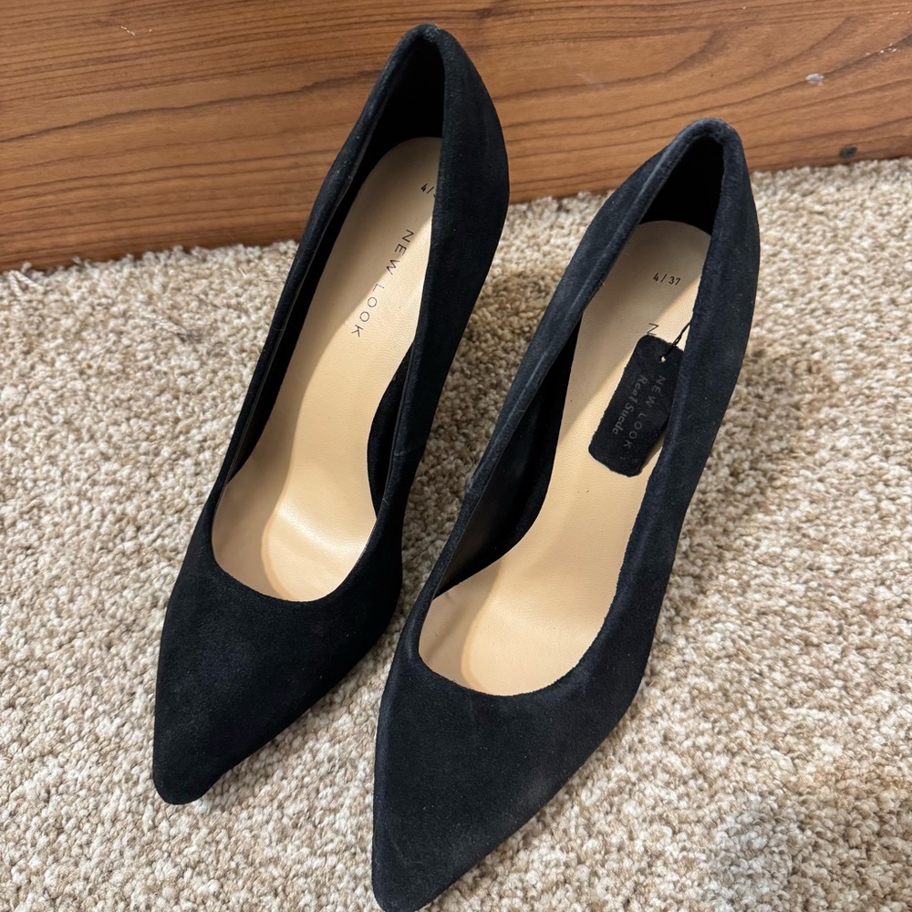 black heels